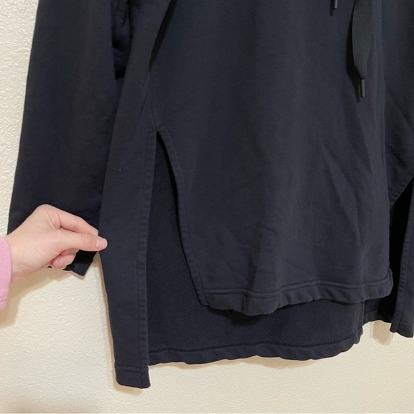 Athleta Black Yogi High Hooded Sweatshirt Size Small Women - Picture 5 of 10